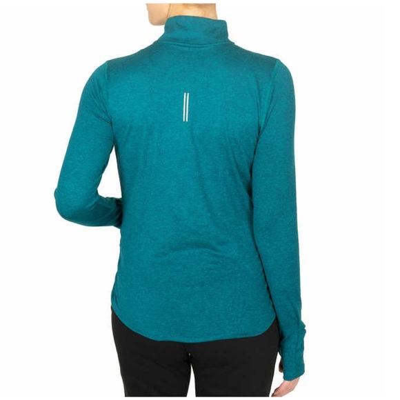 Nike Ladies Element Dri-Fit Half Zip Top ~ BLUE - Picture 4 of 7